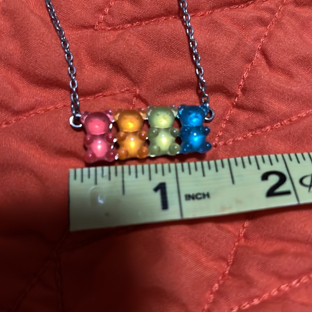 Betsey Johnson gummy bear necklace - Picture 3 of 4